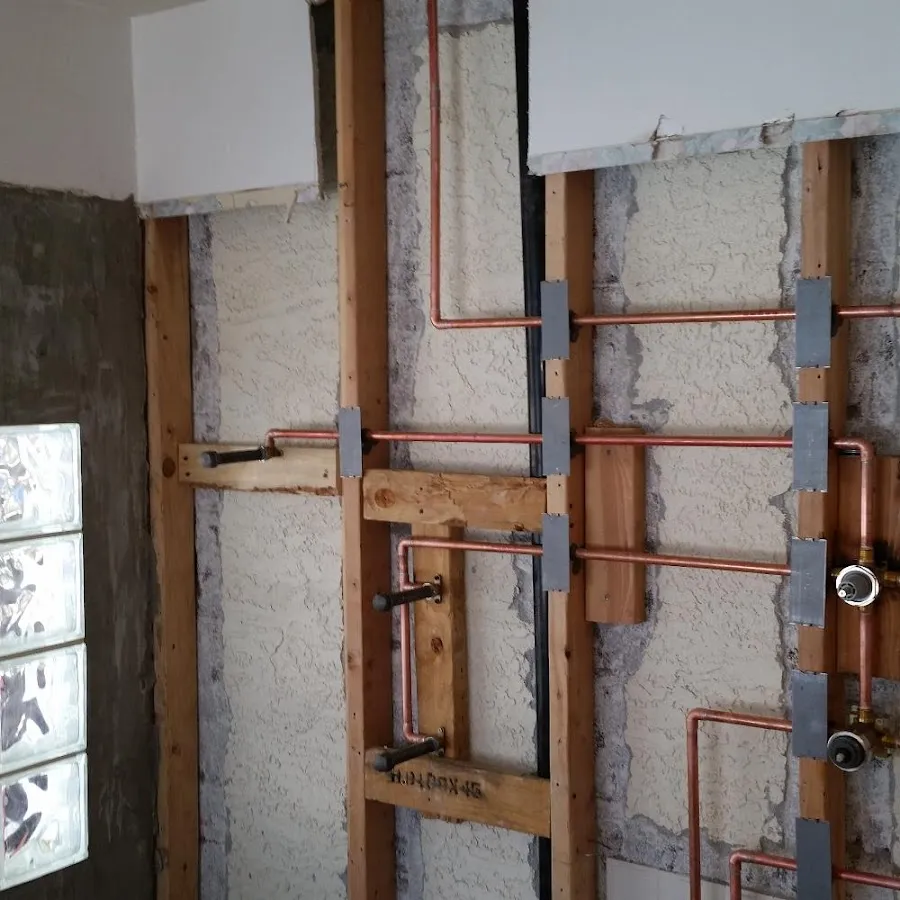 Copper pipe installation for Repiping in Beacon Square